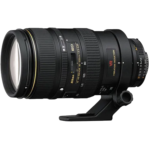 Установка подвеса Nikon 80-400mm f/4.5-5.6D ED VR AF Zoom-Nikkor
